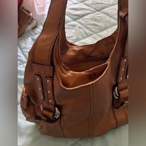 Brownish gold purse